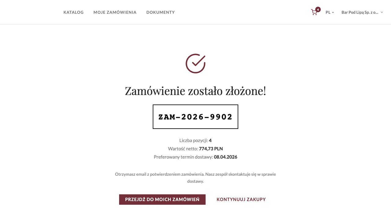 Order Confirmed — Appears in ERP